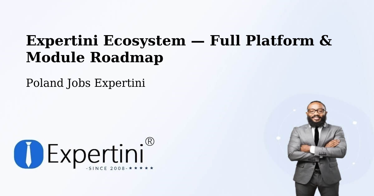 Expertini Ecosystem — Full Platform & Module Roadmap – Nowy Targ